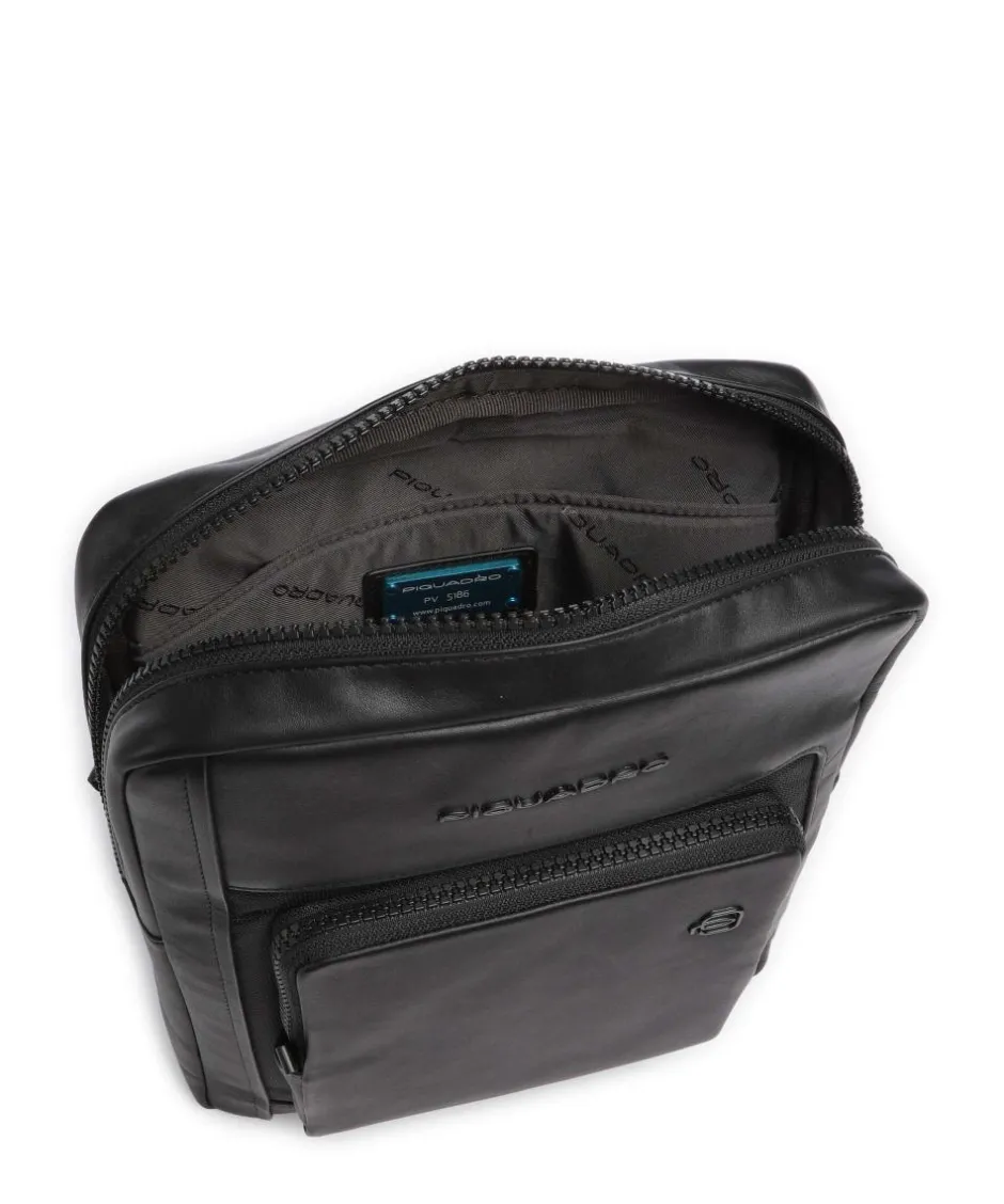 Piquadro Crossbody Bags-Liko Crossbody bag fine grain leather