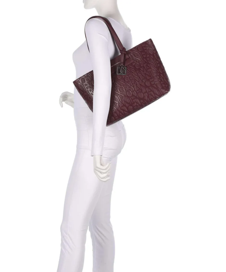 Armani Exchange Tote Bags-Liz M Tote bag imitation leather