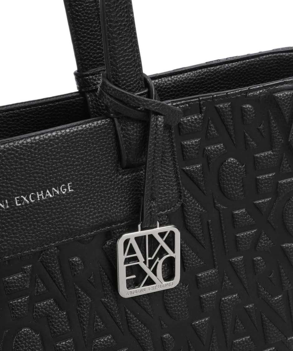 Armani Exchange Tote Bags-Liz Monogram L Tote bag imitation leather