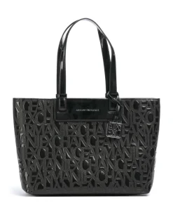 Armani Exchange Tote Bags-Liz Patent M Tote bag imitation leather