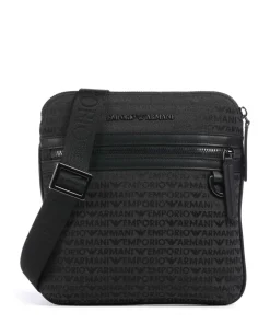 Emporio Armani Crossbody Bags-Logo Jacquard Crossbody bag canvas