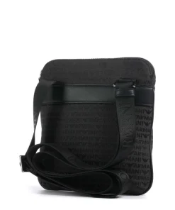 Emporio Armani Crossbody Bags-Logo Jacquard Crossbody bag canvas