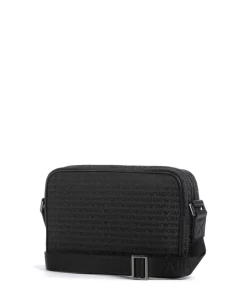 Emporio Armani Crossbody Bags-Logo Jacquard Crossbody bag canvas