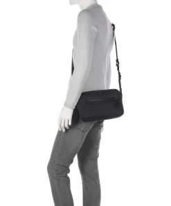 Emporio Armani Crossbody Bags-Logo Jacquard Crossbody bag canvas