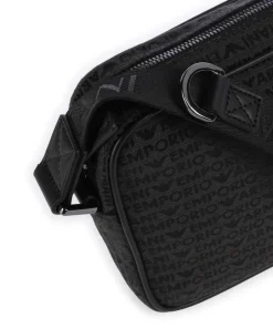 Emporio Armani Crossbody Bags-Logo Jacquard Crossbody bag canvas