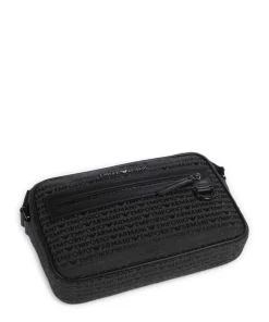 Emporio Armani Crossbody Bags-Logo Jacquard Crossbody bag canvas