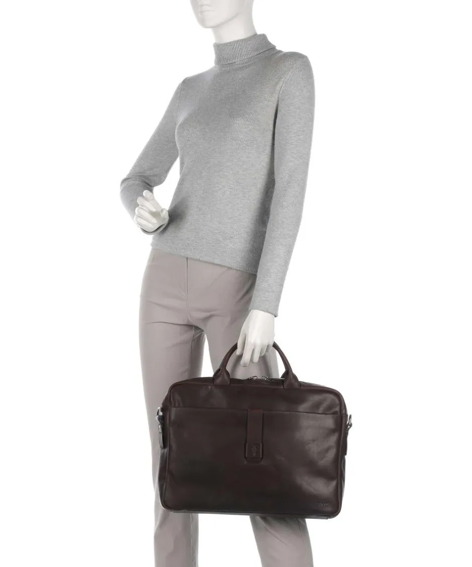 JOOP! Business- & Laptop Bags-Loreto Pandion Briefcase 14″ pull-up cow leather