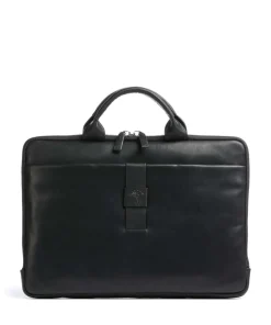 JOOP! Business- & Laptop Bags-Loreto Samu Briefcase 14″ pull-up cow leather