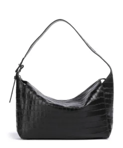 Liebeskind Shoulder Bags|Hobo Bags-Lou 2 New Croco M Hobo bag grained leather