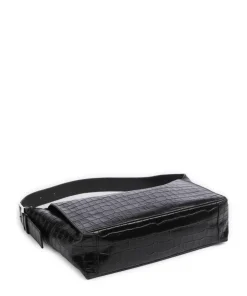 Liebeskind Shoulder Bags|Hobo Bags-Lou 2 New Croco M Hobo bag grained leather