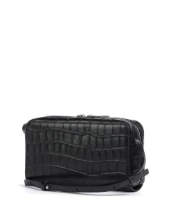 Liebeskind Wallets|Crossbody Bags-Lou Croco XS Wallet embossed leather