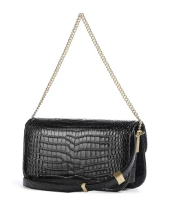 Pinko Shoulder Bags|Crossbody Bags-Love Box Baguette Shoulder bag embossed leather