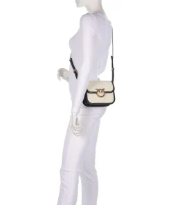 Pinko Crossbody Bags-Love Box Mini Crossbody bag canvas