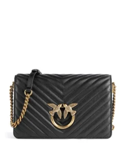 Pinko Crossbody Bags-Love Click Classic Crossbody bag sheepskin leather