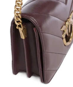 Pinko Clutch & Evening Bags|Crossbody Bags-Love Click Classic Crossbody bag sheepskin leather