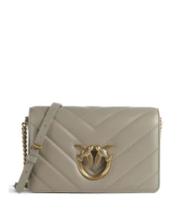 Pinko Clutch & Evening Bags|Crossbody Bags-Love Click Classic Crossbody bag sheepskin leather