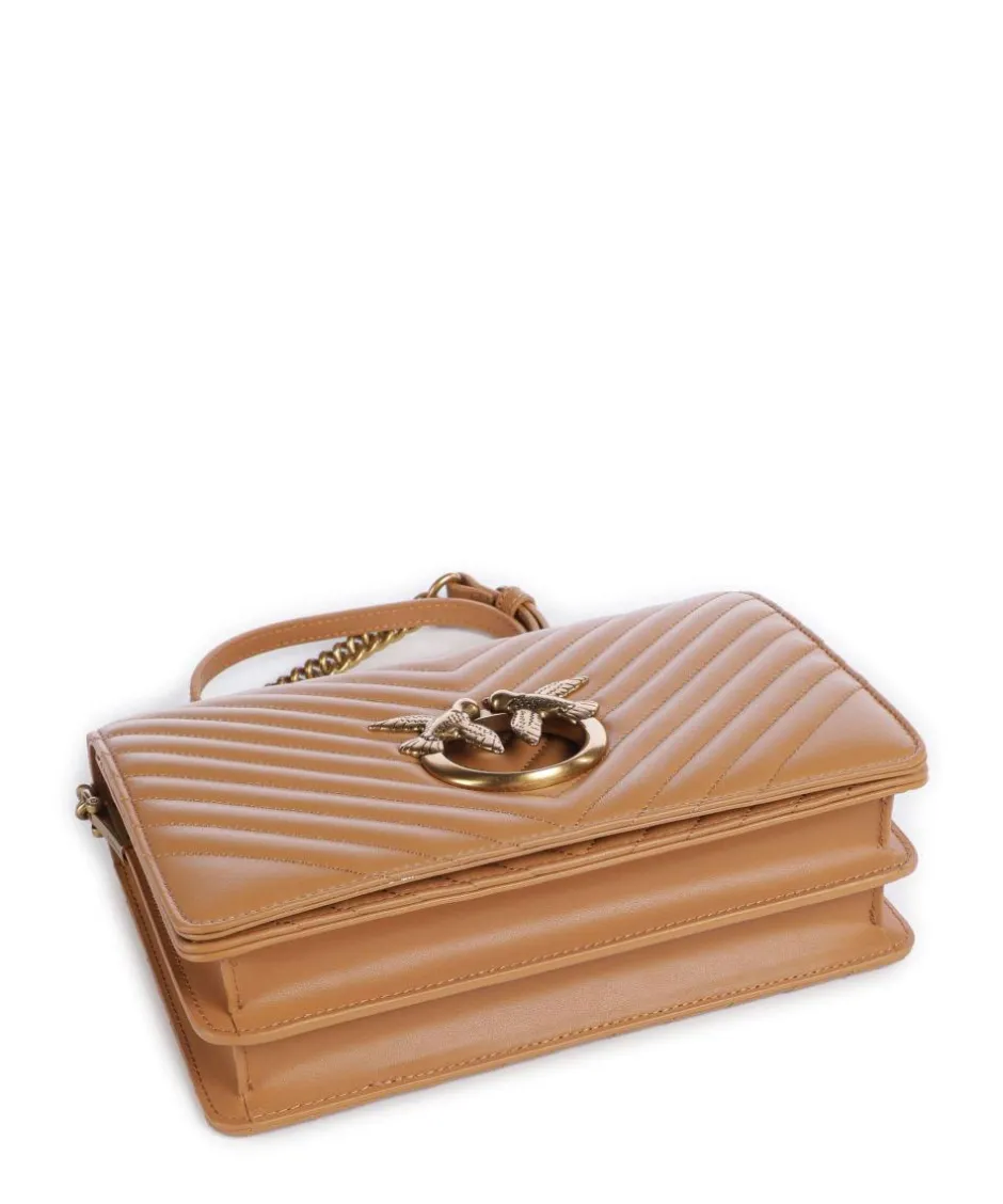 Pinko Crossbody Bags-Love Click Classic Crossbody bag sheepskin leather