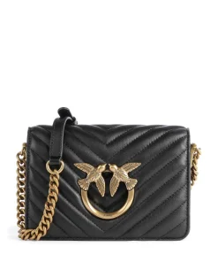 Pinko Clutch & Evening Bags|Crossbody Bags-Love Click Mini Crossbody bag sheepskin leather