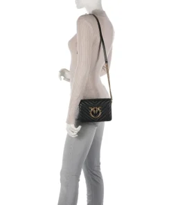 Pinko Clutch & Evening Bags|Crossbody Bags-Love Click Mini Crossbody bag sheepskin leather
