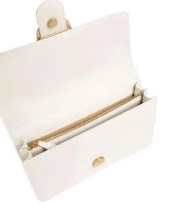 Pinko Crossbody Bags-Love One Classic Crossbody bag fine grain cow leather