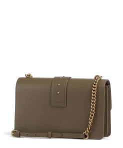 Pinko Crossbody Bags-Love One Classic Crossbody bag fine grain cow leather