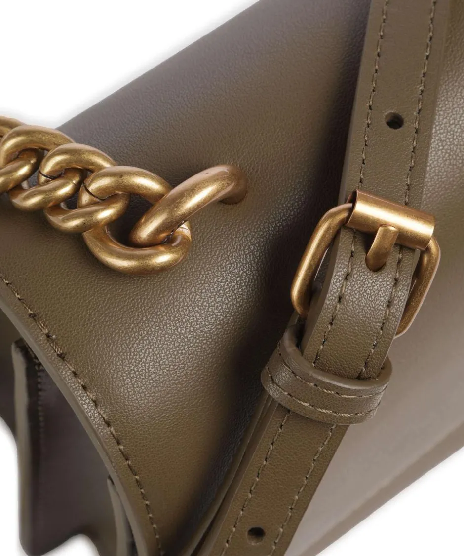 Pinko Crossbody Bags-Love One Classic Crossbody bag fine grain cow leather