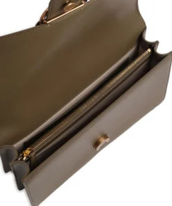Pinko Crossbody Bags-Love One Classic Crossbody bag fine grain cow leather