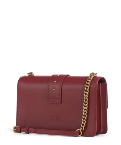 Pinko Crossbody Bags-Love One Classic Crossbody bag fine grain cow leather