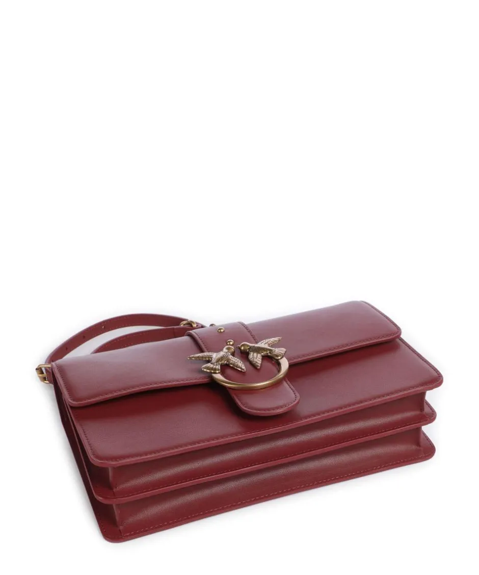 Pinko Crossbody Bags-Love One Classic Crossbody bag fine grain cow leather