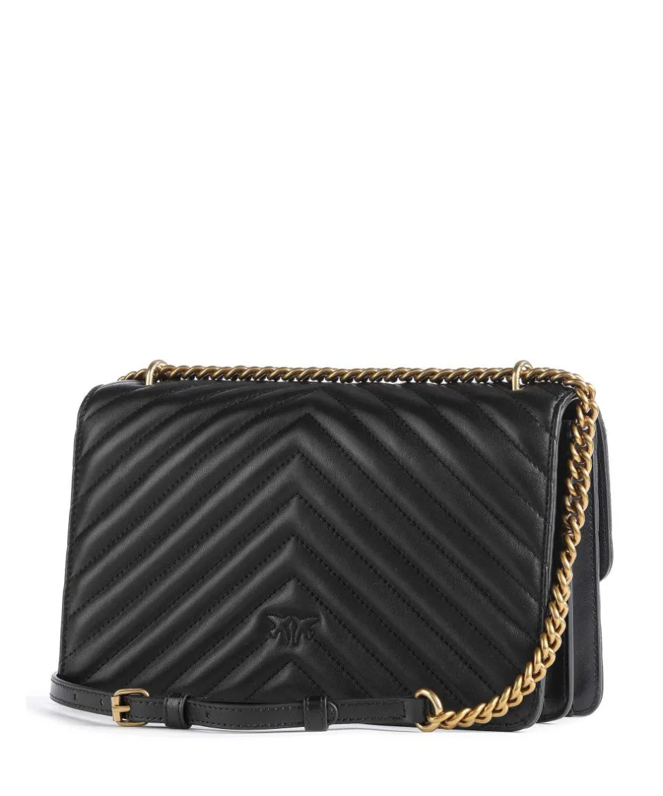 Pinko Clutch & Evening Bags|Shoulder Bags-Love One Classic Shoulder bag sheepskin leather