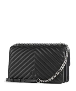 Pinko Clutch & Evening Bags|Shoulder Bags-Love One Classic Shoulder bag sheepskin leather