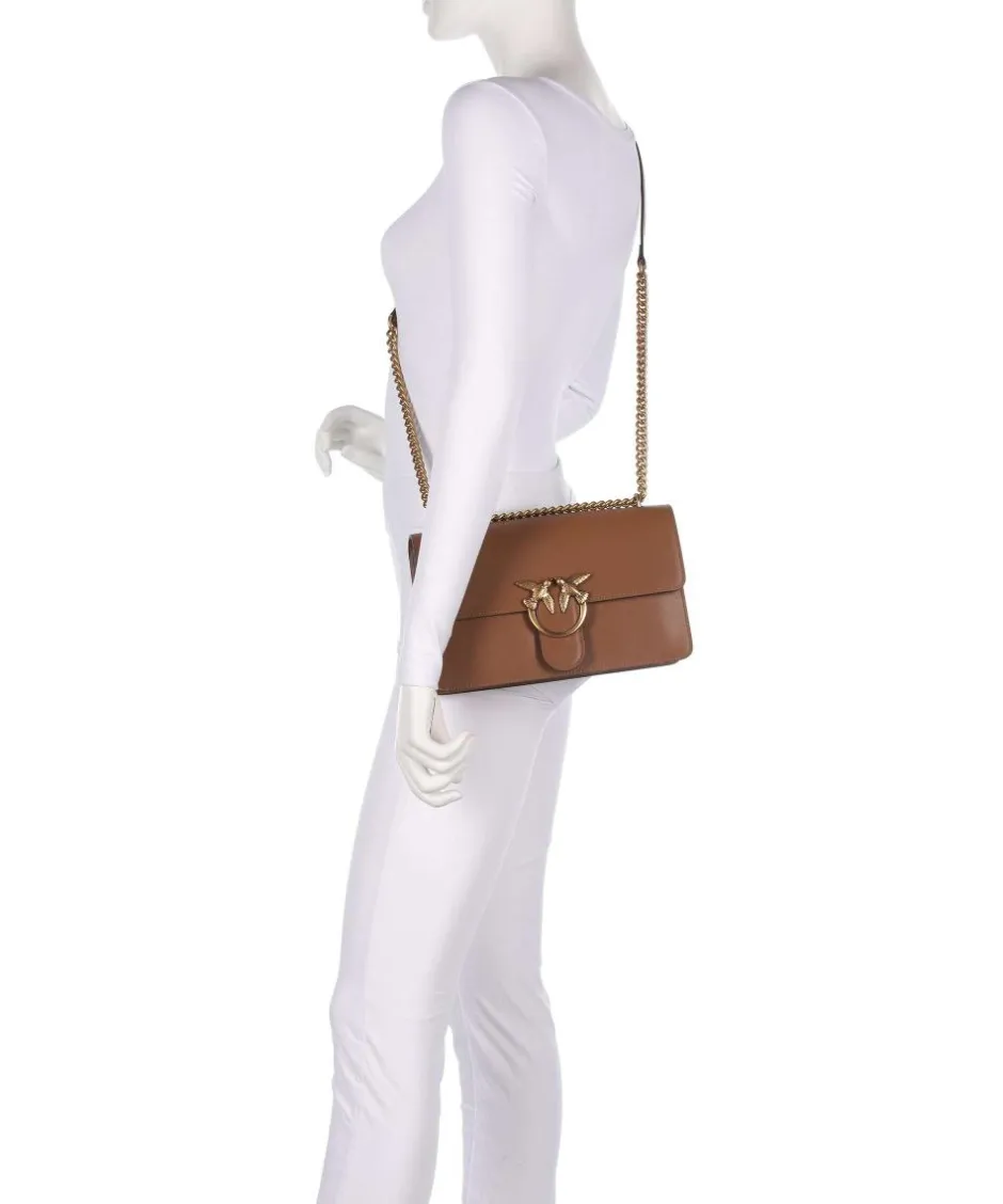 Pinko Shoulder Bags|Crossbody Bags-Love One Classic Shoulder bag fine grain cow leather