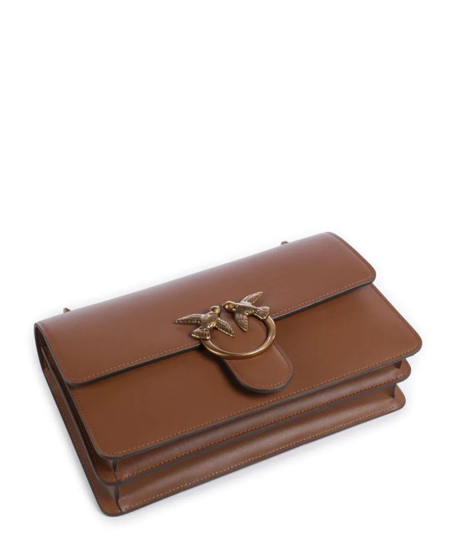 Pinko Shoulder Bags|Crossbody Bags-Love One Classic Shoulder bag fine grain cow leather