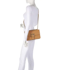 Pinko Shoulder Bags|Crossbody Bags-Love One Classic Shoulder bag fine grain cow leather