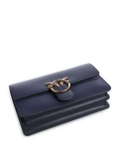 Pinko Clutch & Evening Bags|Shoulder Bags-Love One Classic Shoulder bag fine grain cow leather