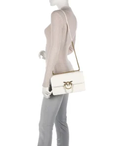 Pinko Shoulder Bags|Crossbody Bags-Love One Classic Shoulder bag fine grain cow leather