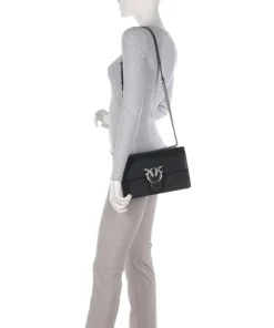 Pinko Shoulder Bags|Crossbody Bags-Love One Classic Shoulder bag fine grain cow leather