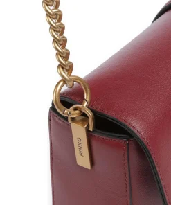 Pinko Shoulder Bags|Crossbody Bags-Love One Classic Slouchy Shoulder bag fine grain cow leather