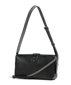 Pinko Shoulder Bags|Crossbody Bags-Love One Classic Slouchy Shoulder bag fine grain cow leather