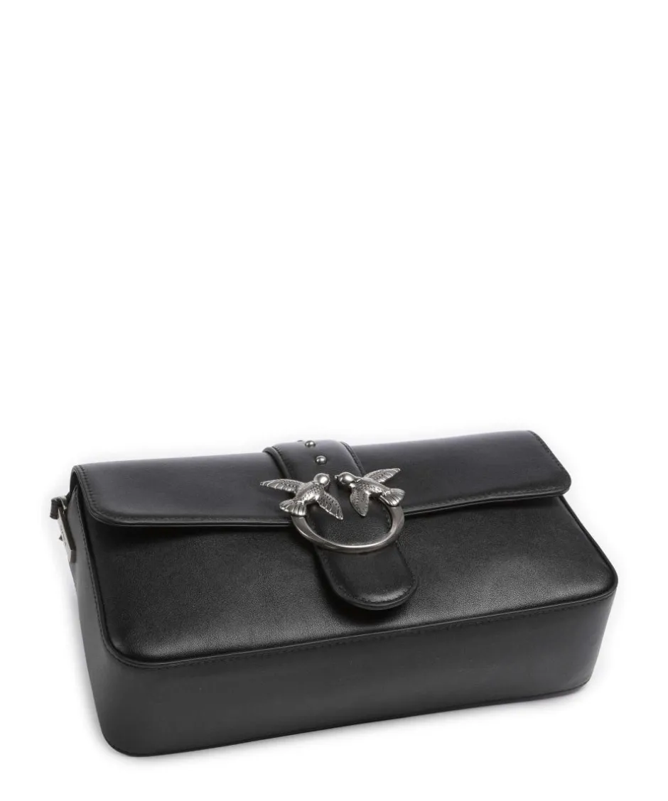 Pinko Shoulder Bags|Crossbody Bags-Love One Classic Slouchy Shoulder bag fine grain cow leather