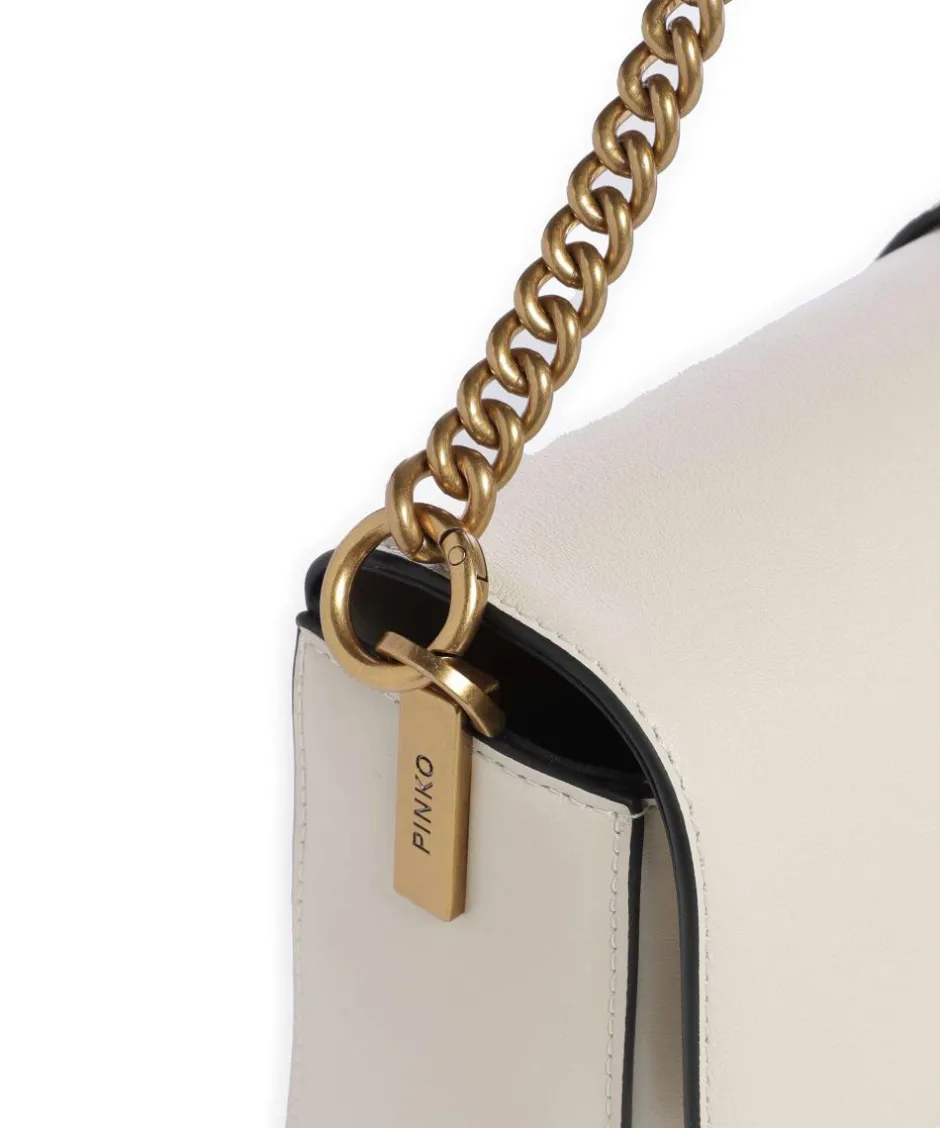 Pinko Shoulder Bags|Crossbody Bags-Love One Classic Slouchy Shoulder bag fine grain cow leather