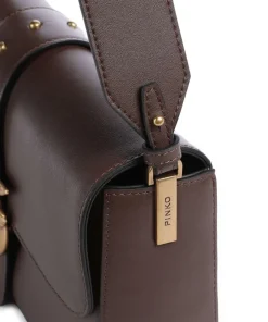 Pinko Shoulder Bags|Crossbody Bags-Love One Classic Slouchy Shoulder bag fine grain cow leather