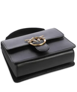 Pinko Clutch & Evening Bags|Handbags-Love One Mini Crossbody bag fine grain cow leather