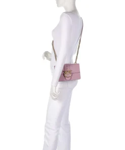 Pinko Clutch & Evening Bags|Crossbody Bags-Love One Mini Crossbody bag softly grained calfskin