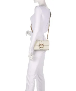 Pinko Clutch & Evening Bags|Crossbody Bags-Love One Mini Crossbody bag softly grained calfskin