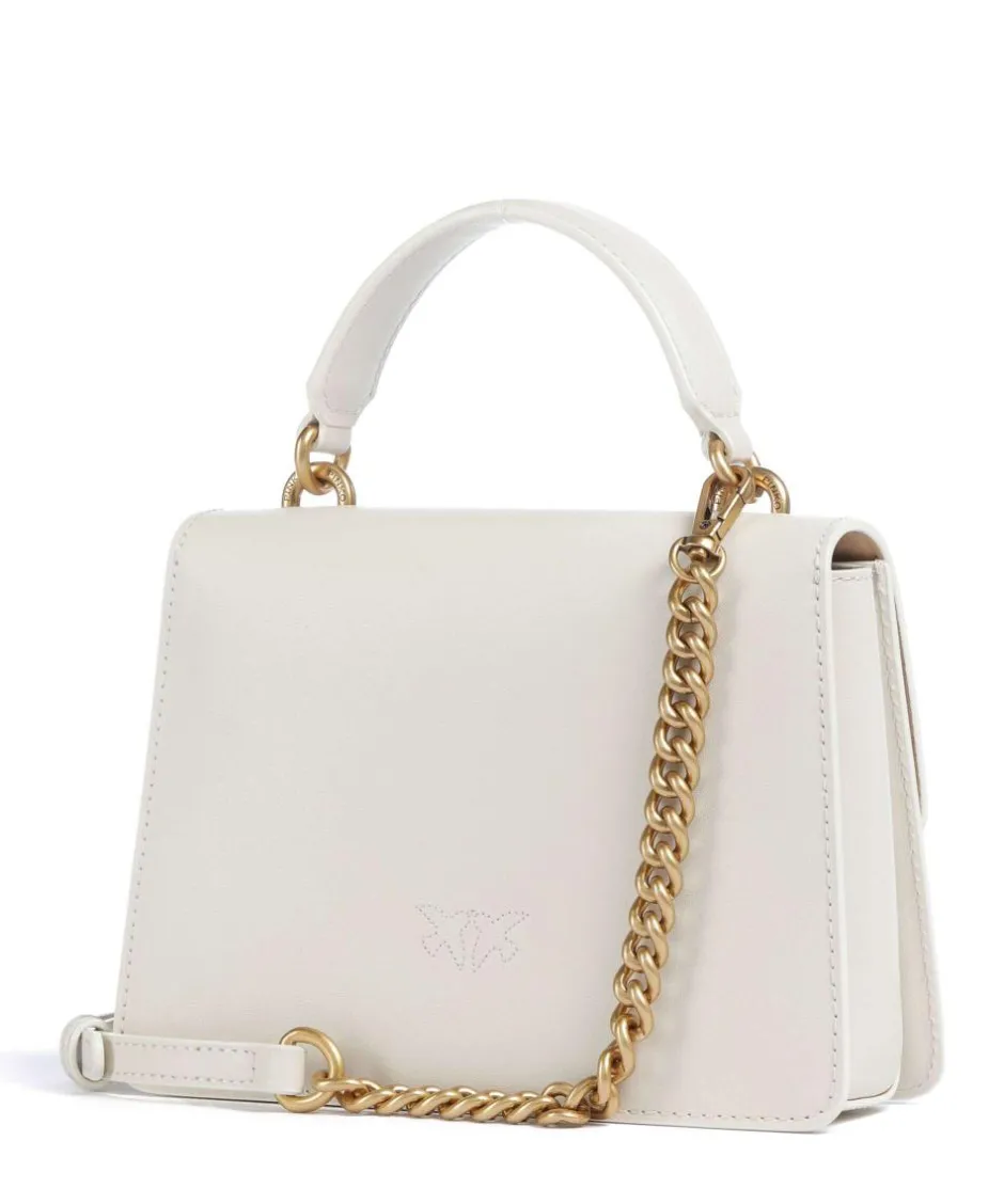 Pinko Clutch & Evening Bags|Handbags-Love One Mini Crossbody bag fine grain cow leather