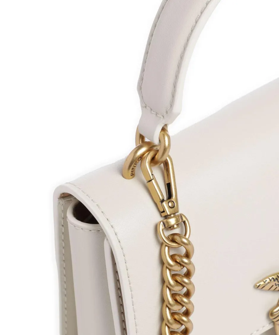 Pinko Clutch & Evening Bags|Handbags-Love One Mini Crossbody bag fine grain cow leather
