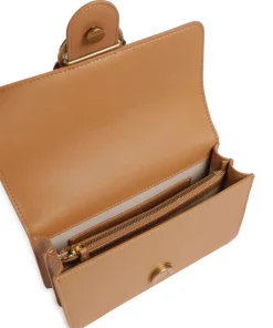 Pinko Clutch & Evening Bags|Crossbody Bags-Love One Mini Crossbody bag softly grained calfskin