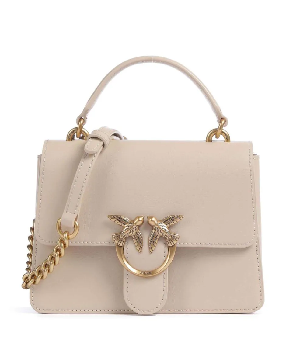 Pinko Handbags|Crossbody Bags-Love One Mini Crossbody bag fine grain cow leather