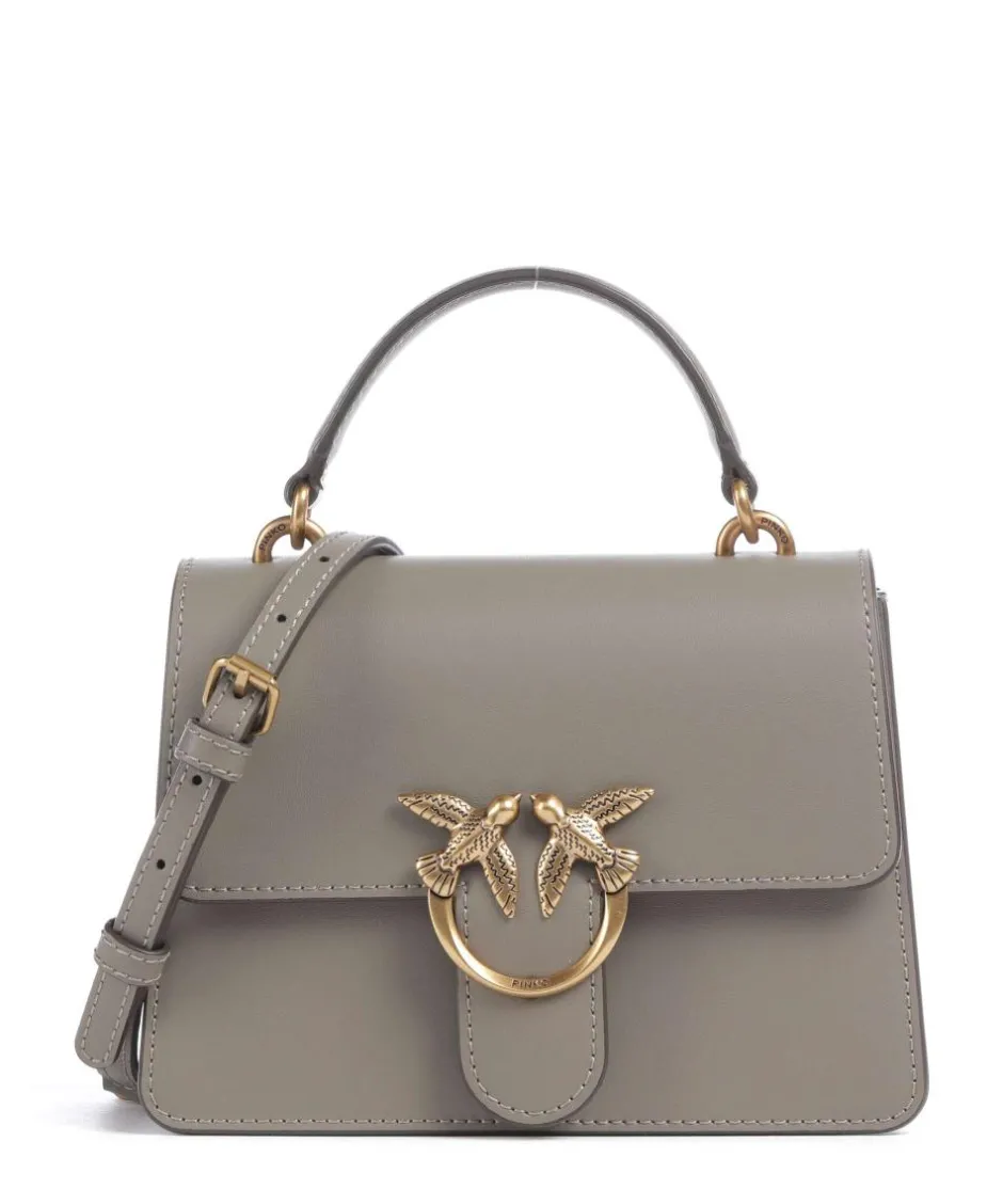Pinko Handbags|Crossbody Bags-Love One Mini Crossbody bag fine grain cow leather